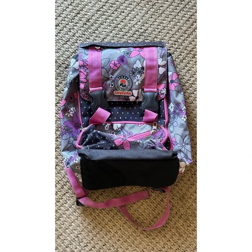 RARE Vintage Invicta Ski Backpack 80s 90s Y2K Retro Floral  Italy